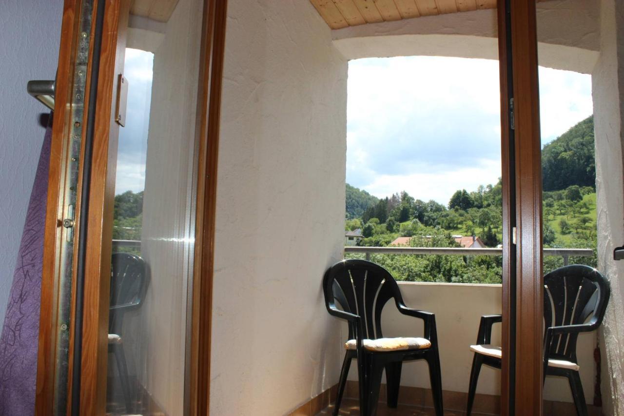 Hotel Garni Silberdistel Lauterstein Ngoại thất bức ảnh